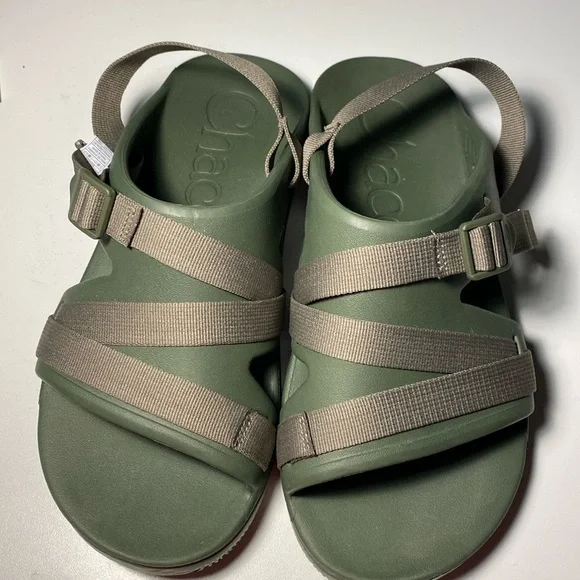 Chaco | Shoes | Chaco Mens Green Performance Sandals Size 2  display picture 3